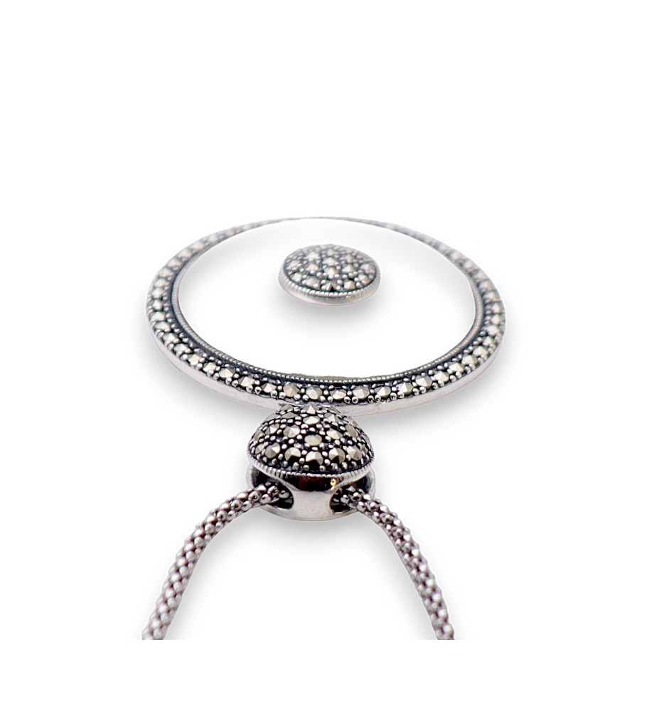 pendentif nacre rond