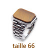 bague oeil de tigre homme