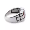bague cornaline homme