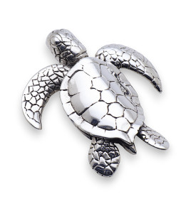 imposant pendentif tortue