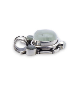préhnite verte pendentif