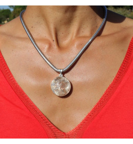 pendentif lodolite argent