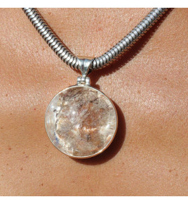 pendentif lodolite argent