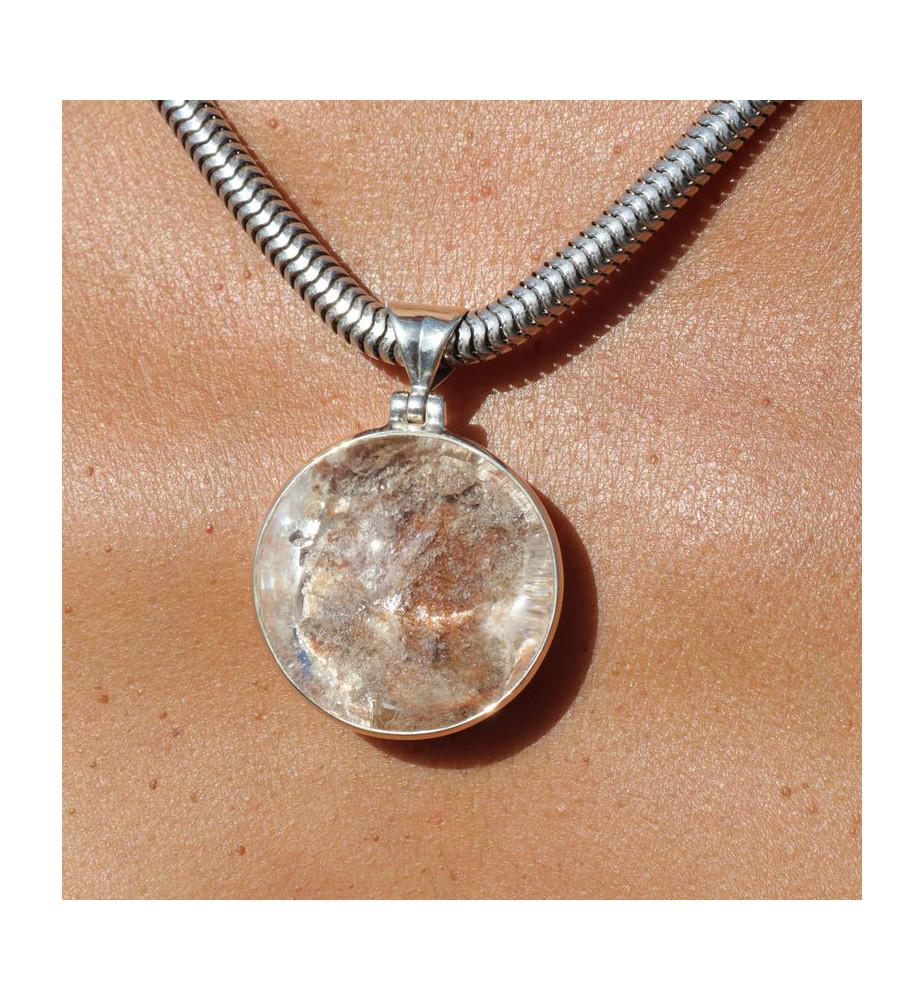 pendentif lodolite argent