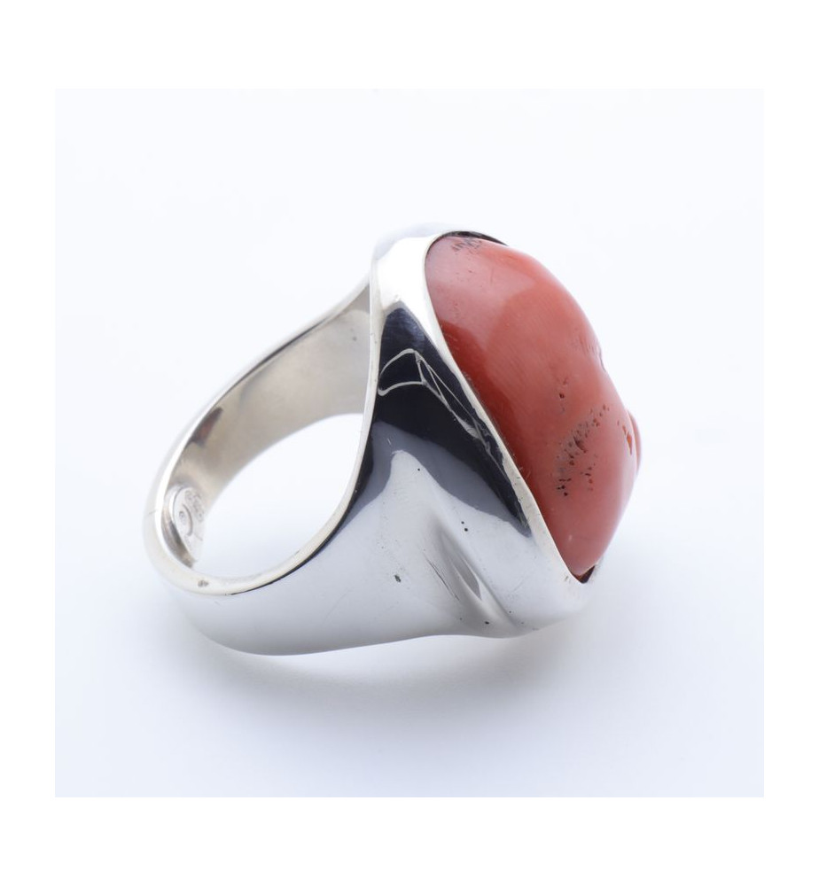 bague corail argent ancien