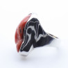 bague corail rouge