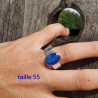bague saphir bleu