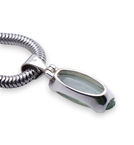 pendentif prasiolite femme