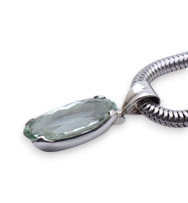 pendentif prasiolite