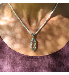 prasiolite pendentif
