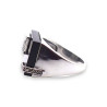 bague art deco onyx
