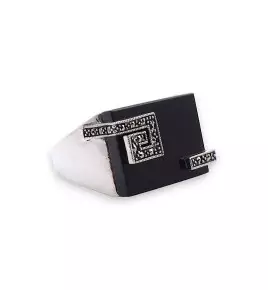 bague onyx pierre