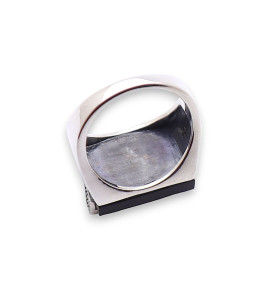 bague onyx femme