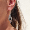 boucle oreille onyx