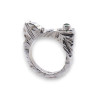 bague createur argent femme