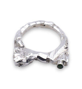 bague createur argent