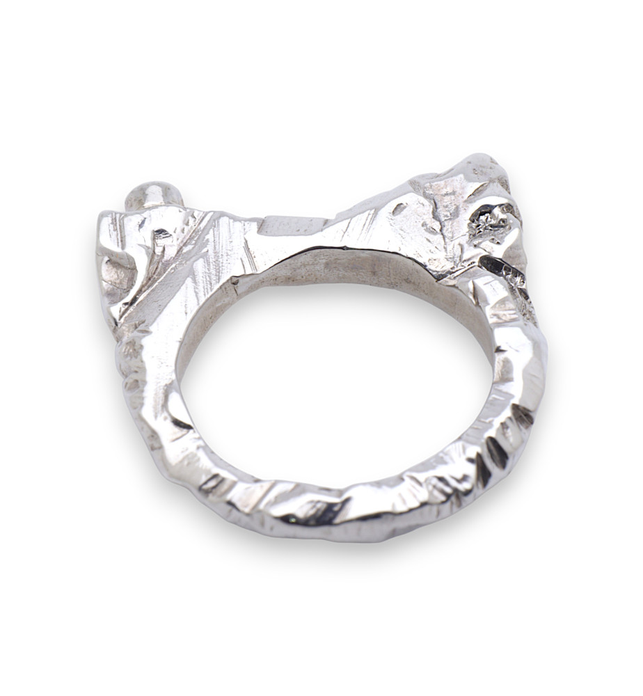 bague argent péridot femme