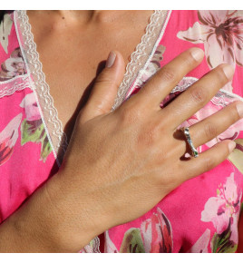 bague peridot creation