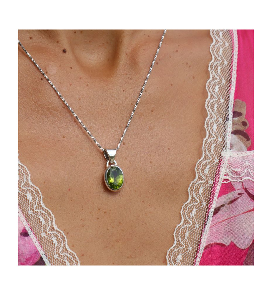 pendentif péridot