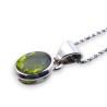 pendentif peridot verte