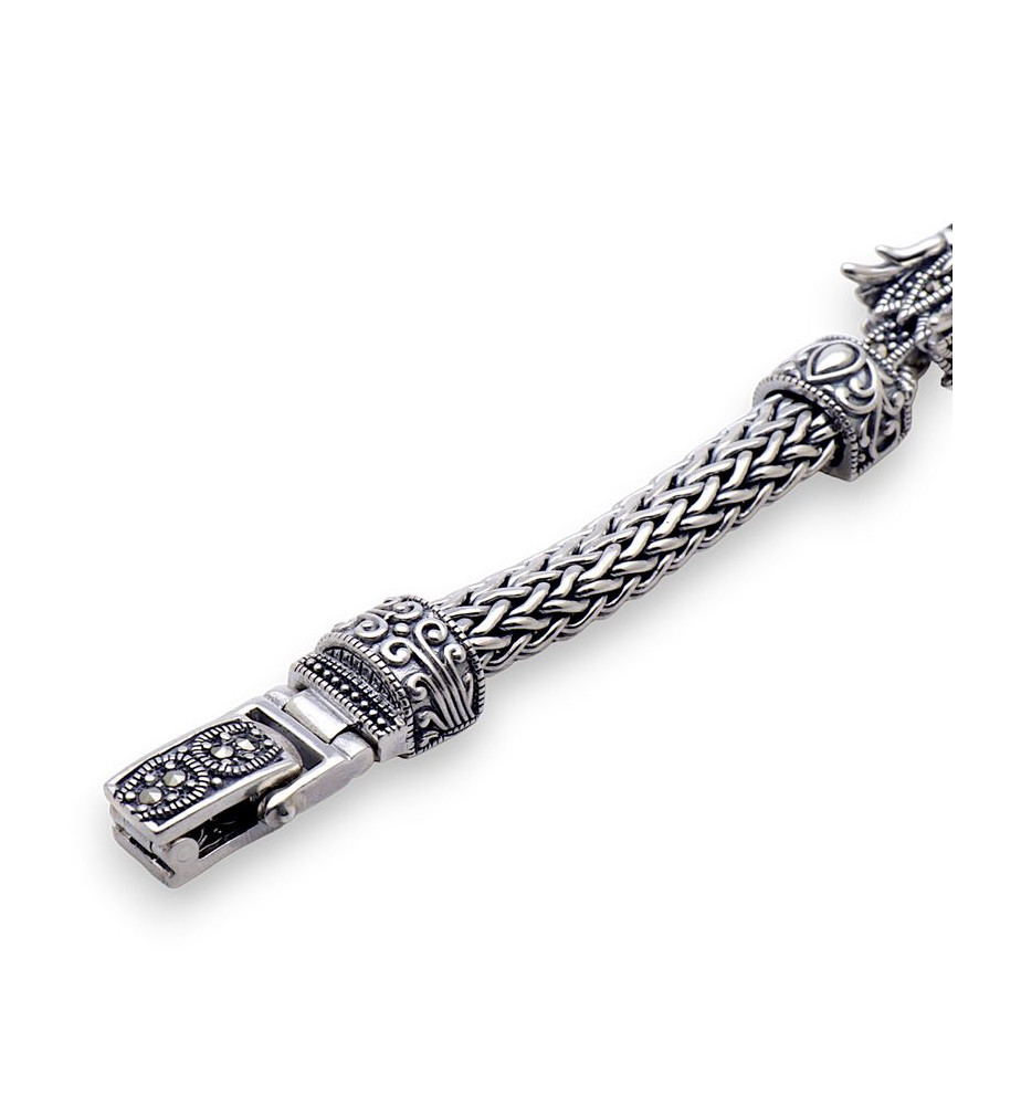 bracelet argent scorpion femme
