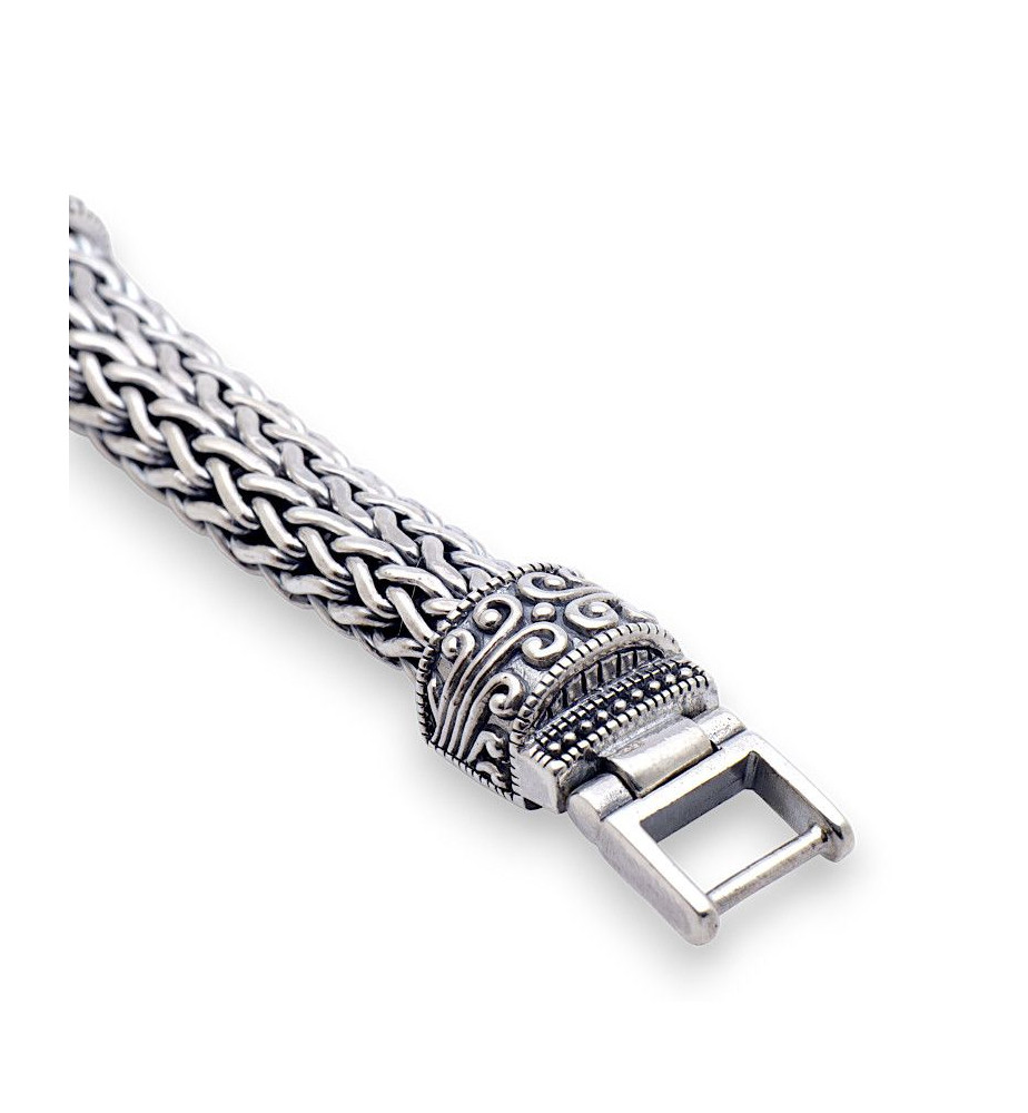 Bracelet Manchette Torsadé à Têtes De Dragon - Acier Inoxydable, Neuf Avec étiquettes
