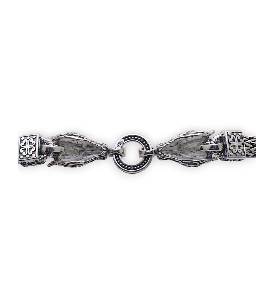bracelet maille argent femme