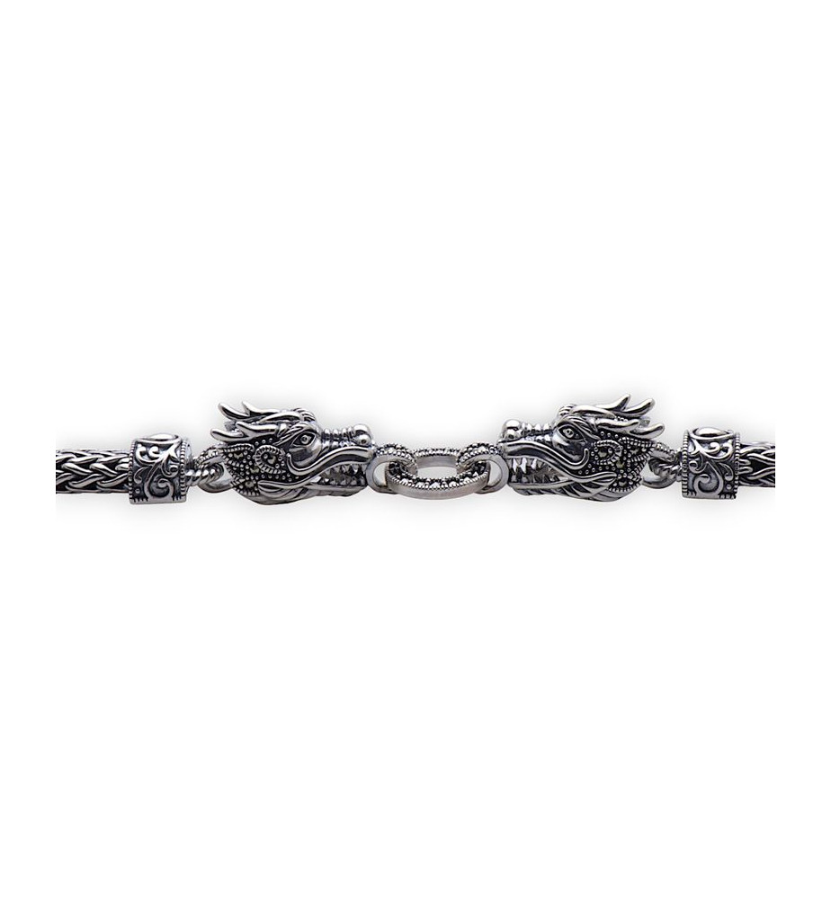bracelet argent marcassite femme