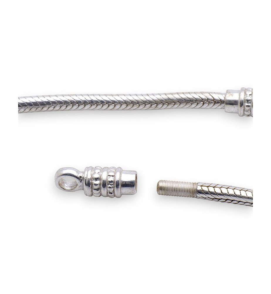 Chaîne Maille Serpent En Argent 925/1000ème - Bijou Argent Sterling, Style Intemporel Réf. R4400495.1