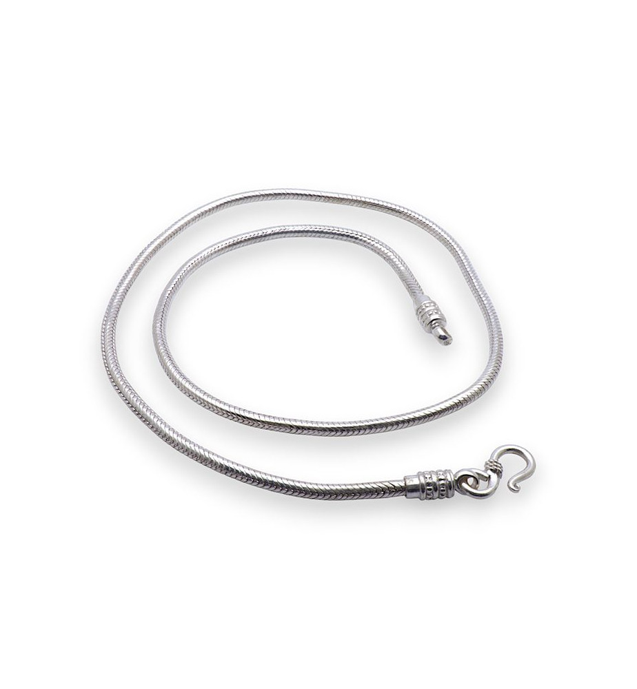 Chaîne En Argent 925 Maille Serpent, Neuve Avec étiquettes - Bijou Argent Sterling élégant Et Intemporel