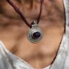 amethyste pendentif en argent