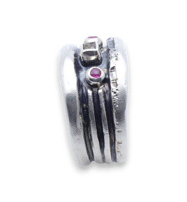 bague rubis argent