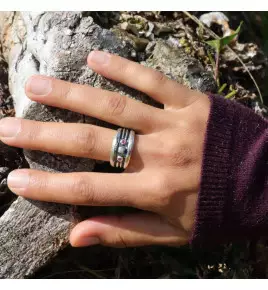 bague rubis moderne