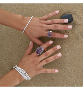 bracelet argent femme