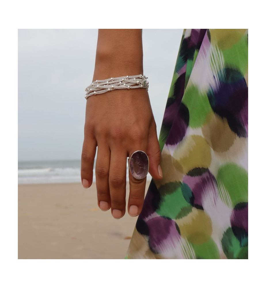 bracelet argent femme chaine