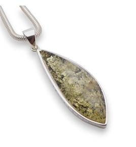 vert ambre pendentif