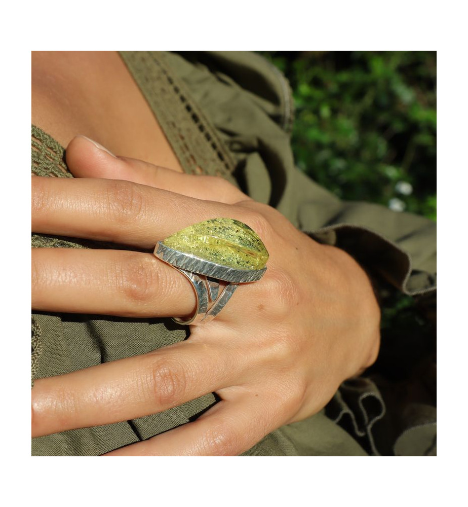 bagues ambre veritable