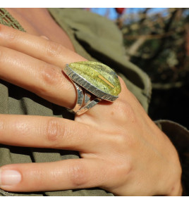 bague ambre véritable