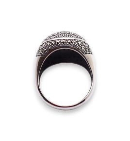 bague argent marcassite