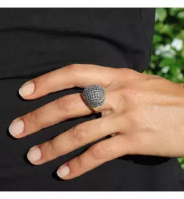 bague marcassite de créateur