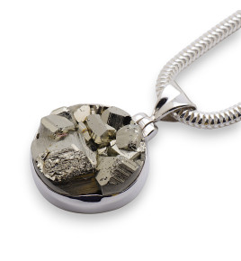 pendentif pyrite brute