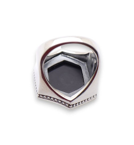 bague art deco onyx