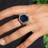 bague onyx marcassite