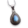 pendentif labradorite argent