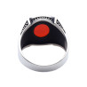 bague cornaline homme