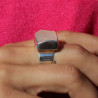 bague quartz rose