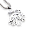 pendentif poulpe argent 925