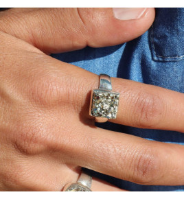 pyrite bague