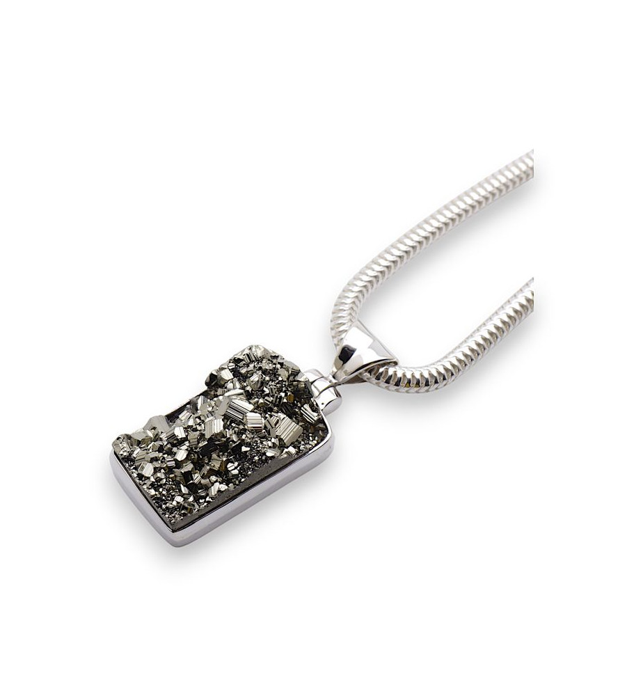 pendentif pyrite femme