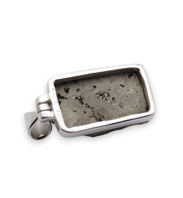 pendentif pyrite argent